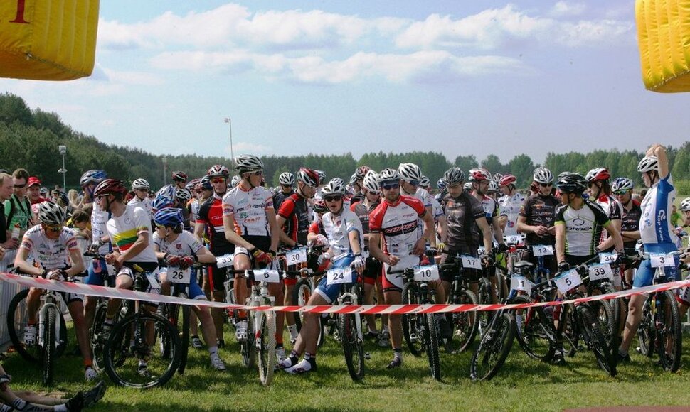 MTB maratono startas