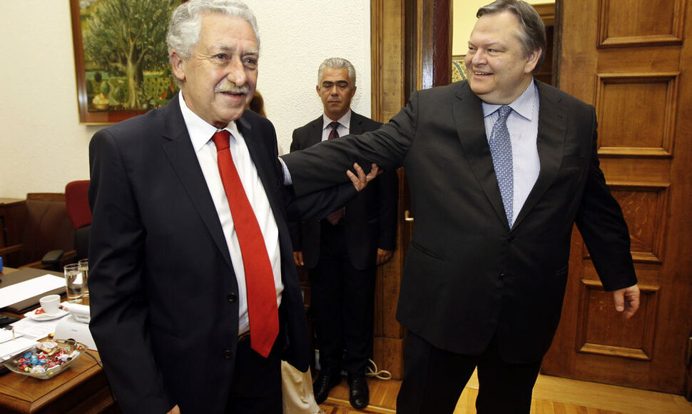 Fotis Kuvelis ir Evangelas Venizelas