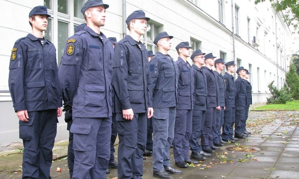 Atsargos jūrų karininkų mokymus Klaipėdoje pradėjo nauja studentų laida