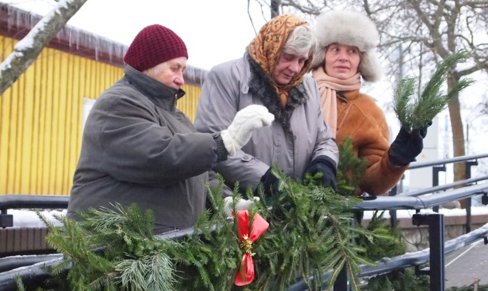 Trakuose pinama ilgiausia spygliuočių girlianda