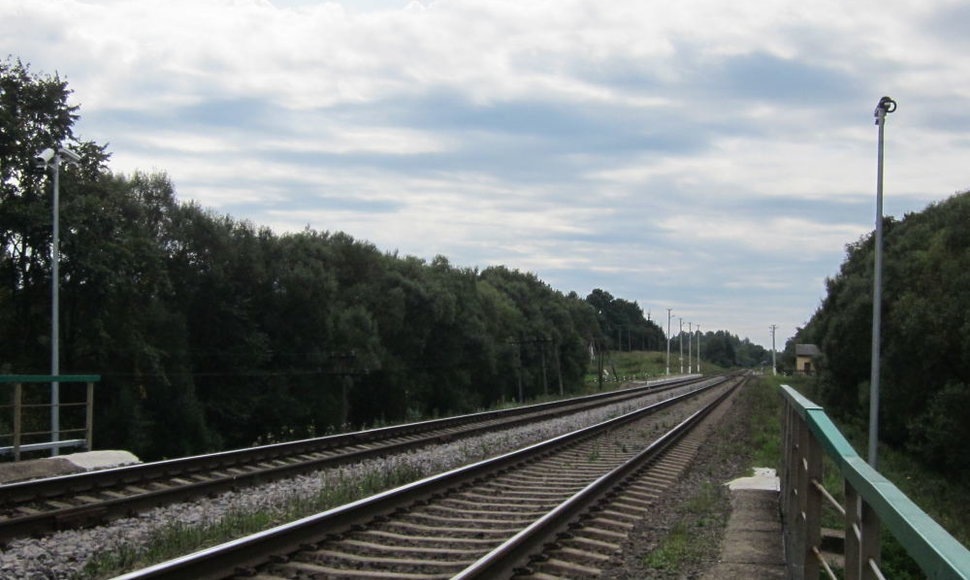 Geležinkelio teritoriją saugo modernios vaizdo stebėjimo kameros