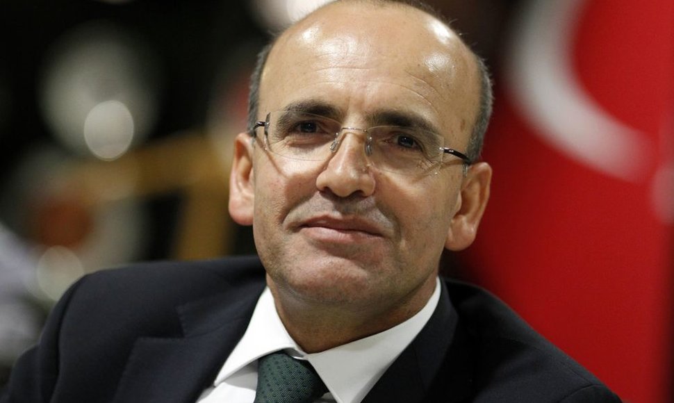 Turkijos finansų ministras Mehmetas Simsekas