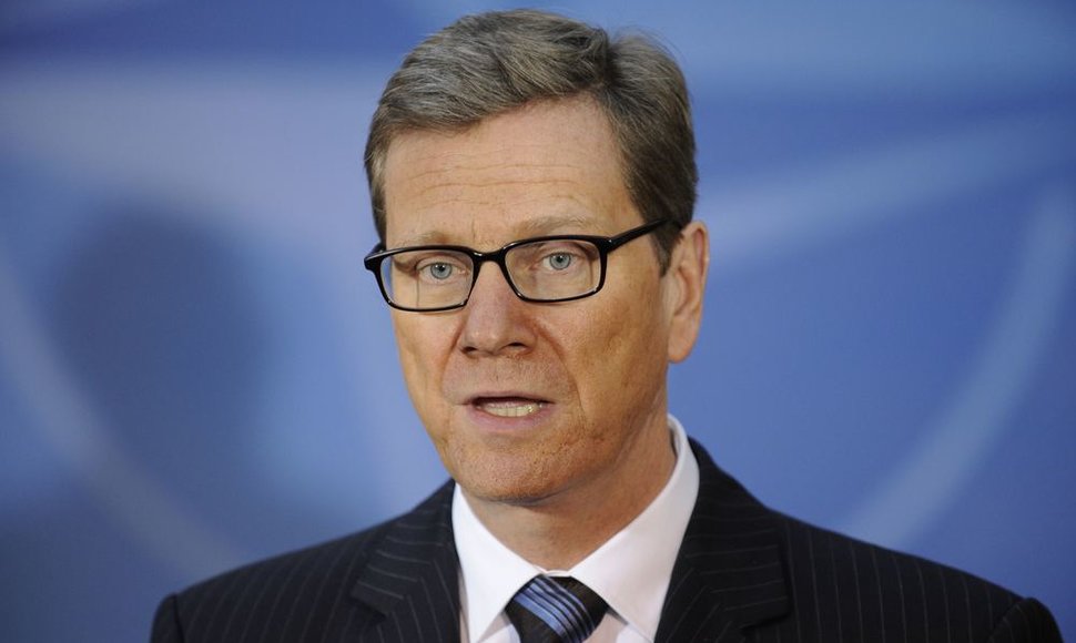 Vokietijos užsienio reikalų ministras Guido Westerwelle