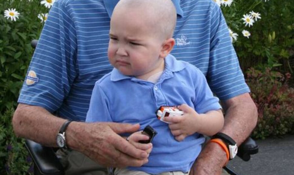 George'as H.W.Bushas su leukemija sergančiu Patricku