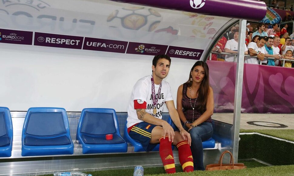 Cescas Fabregasas ir Daniella Semaan