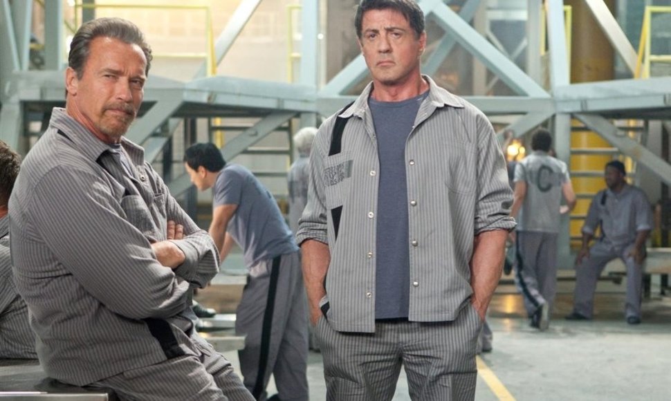 Sylvesteris Stallone ir Arnoldas Schwarzeneggeris filme „Pabėgimo planas“ 