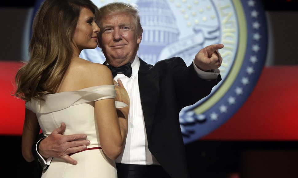 Donaldas Trumpas ir Melania Trump