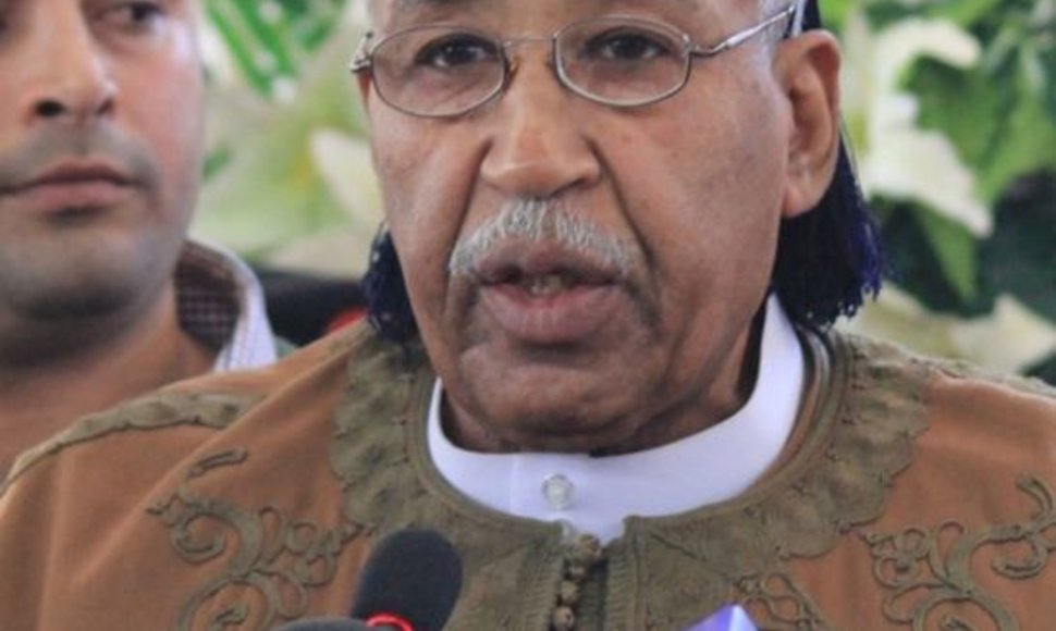 Kirenaikos laikinosios tarybos vadovas šeichas Ahmedas Zubairas al-Senussi
