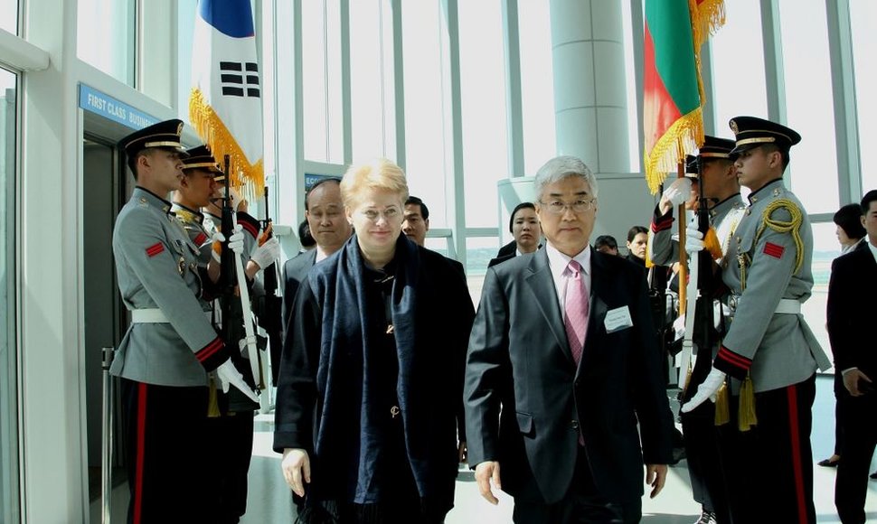 Dalia Grybauskaitė Pietų Korėjoje