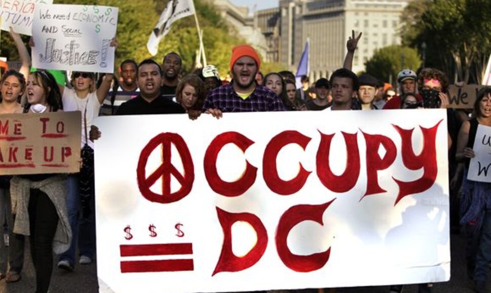 Protesto grupė „Occupy DC“ („Užimkite Kolumbijos apygardą“)