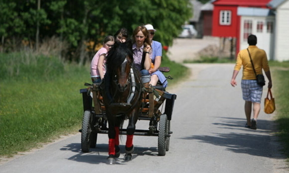 Važinėtis kinkiniu gali būti nesaugu.