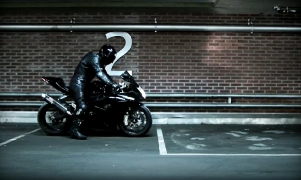 „Ghost Rider“ motociklininkas