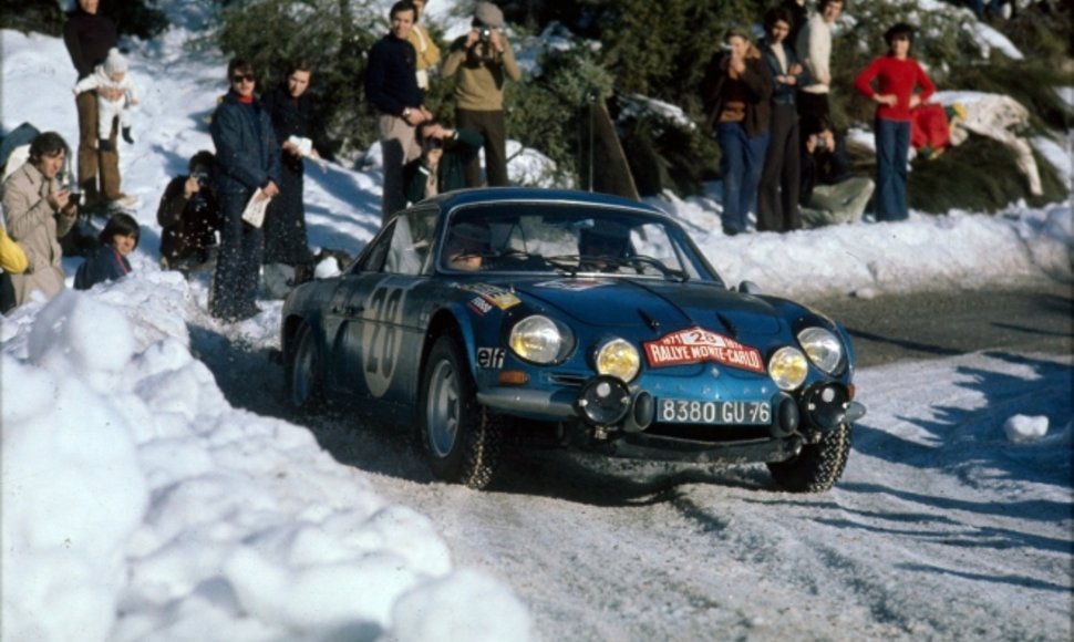 1973 m., „Renault Alpine A110“ Monte Karlo ralyje