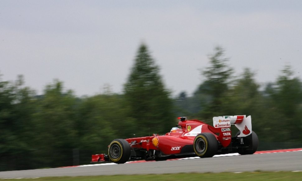 Fernando Alonso, „Ferrari“, Niurburgringo trasoje
