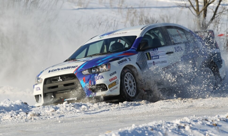 Vytautas &Scaron;vedas/Žilvinas Sakalauskas, &bdquo;Mitsubishi Lancer Evo X&ldquo;