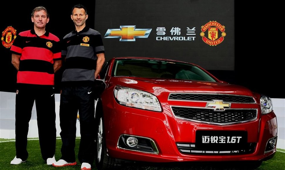 „Chevrolet“ ir „Manchester United“ bendradarbiavimo pradžia