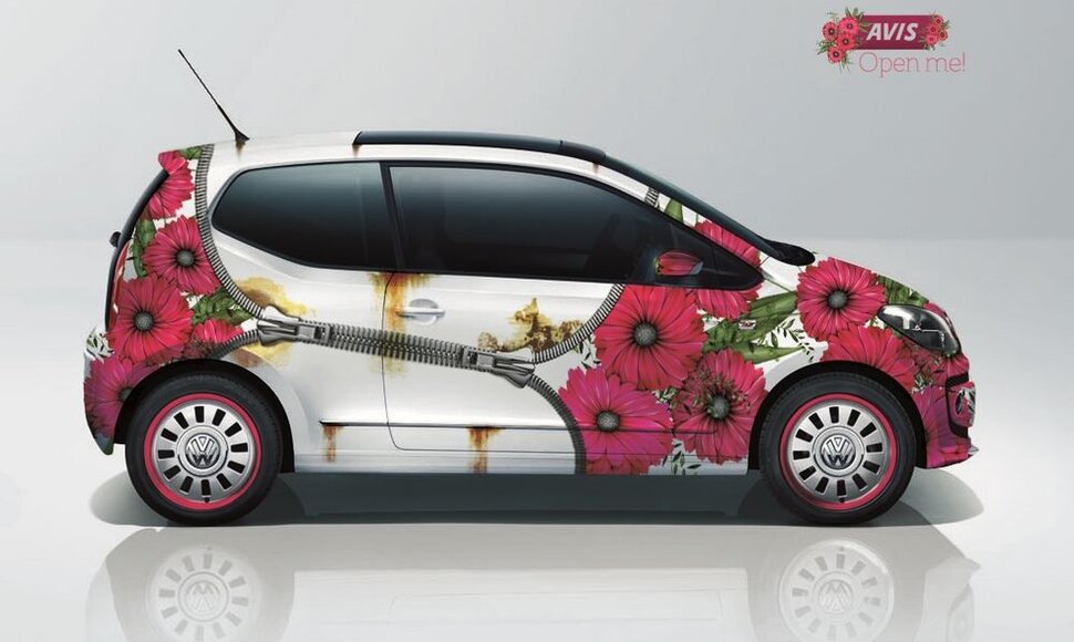 „Volkswagen Open Me“ dizainas