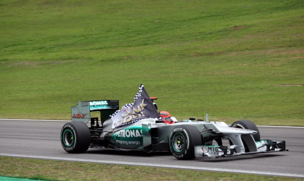 „Mercedes GP“ bolidas