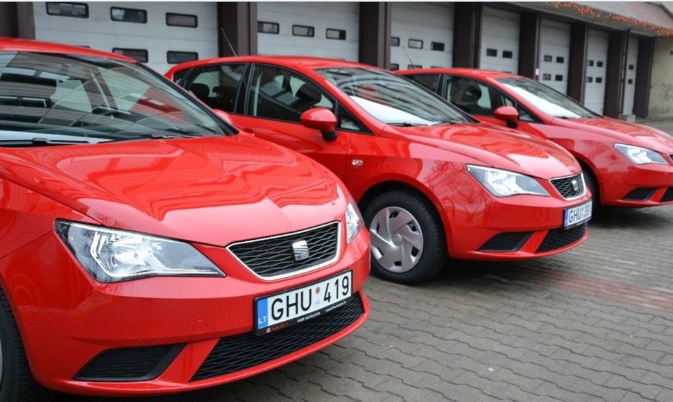 Priešgaisrinės apsaugos ir gelbėjimo departamento įsigyti „Seat Ibiza“