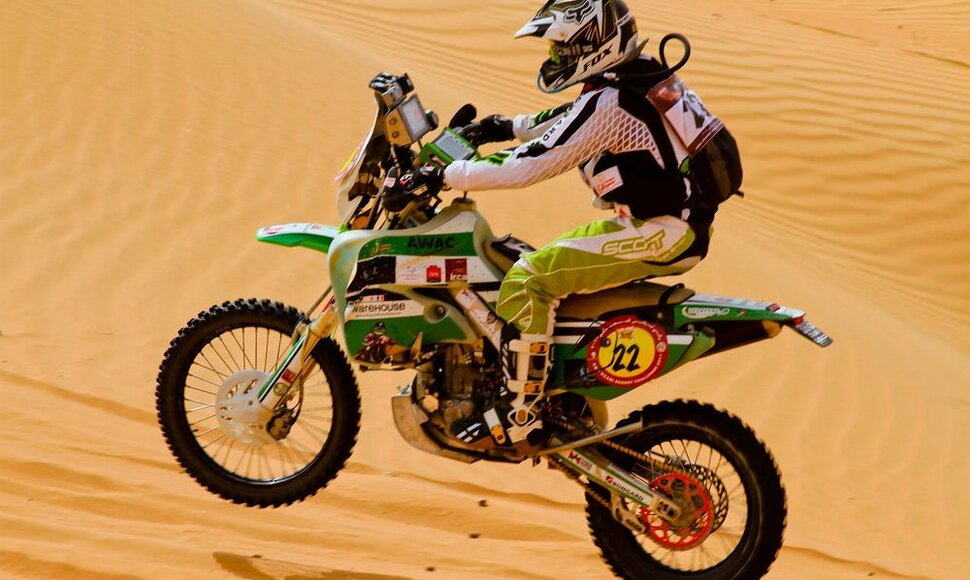 &bdquo;Abu Dhabi Desert Challenge&ldquo;: pirma diena