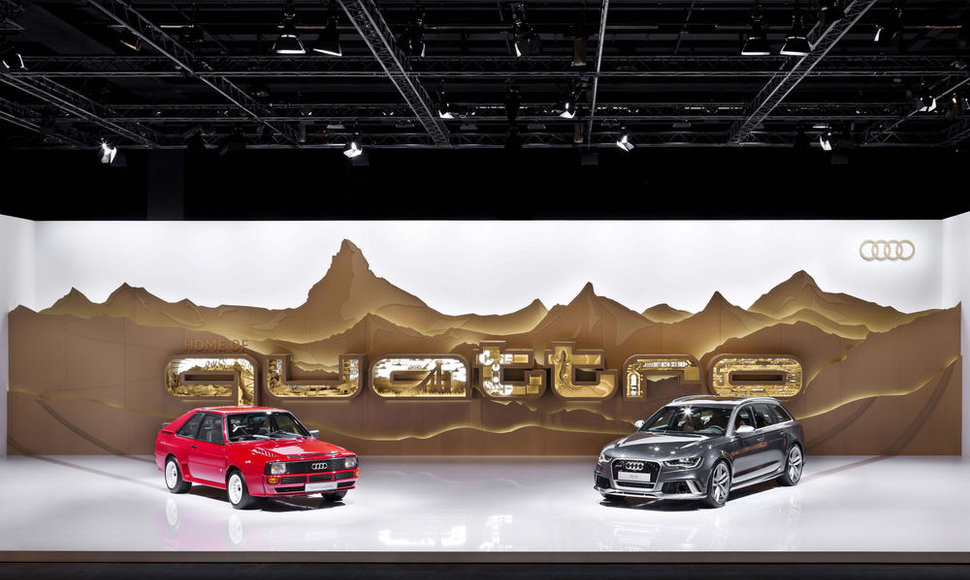 „Audi quattro“ sistemą turintys automobiliai