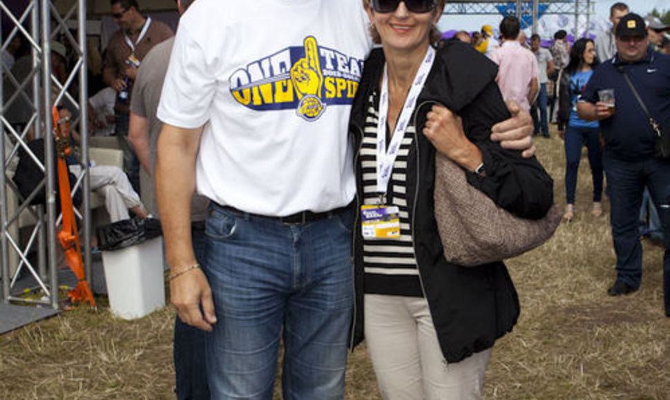 Antanas Sireika su žmona