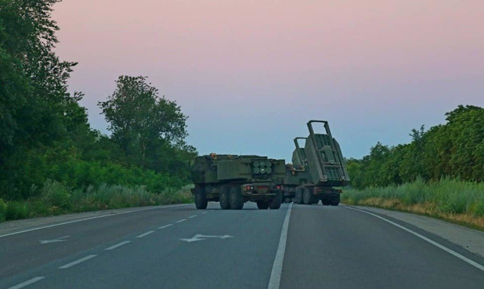Ukrainos kariuomenė Zaporižios srityje jau naudoja JAV raketines sistemas „Himars“
