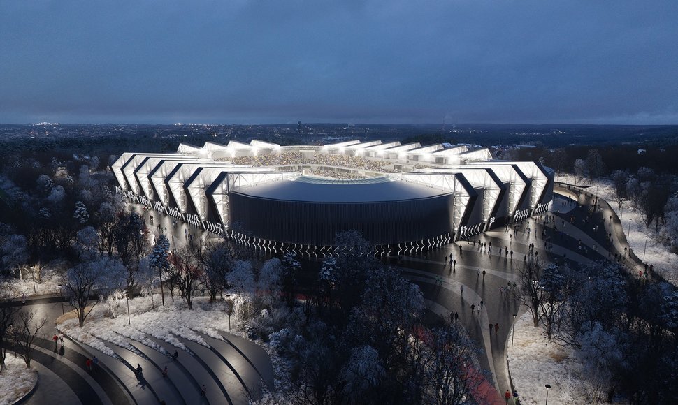 Nacionalinio stadiono vizualizacija