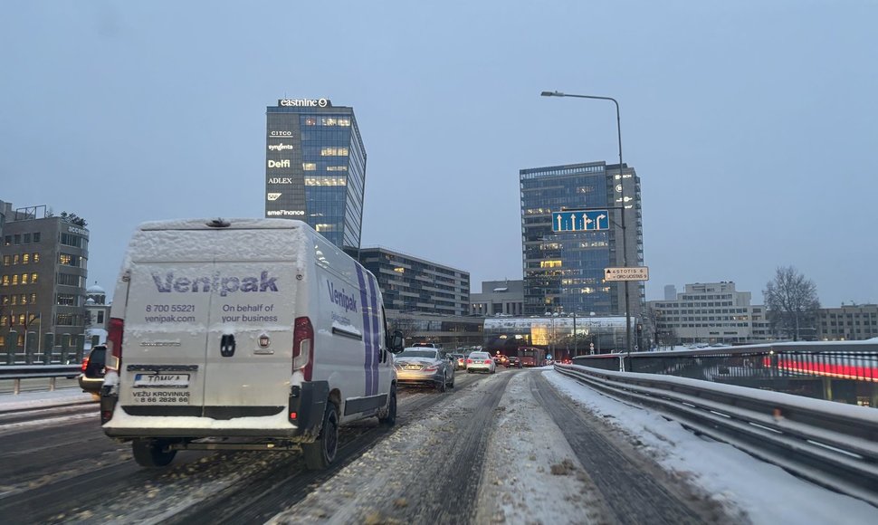 Automobilių spūstys Vilniuje