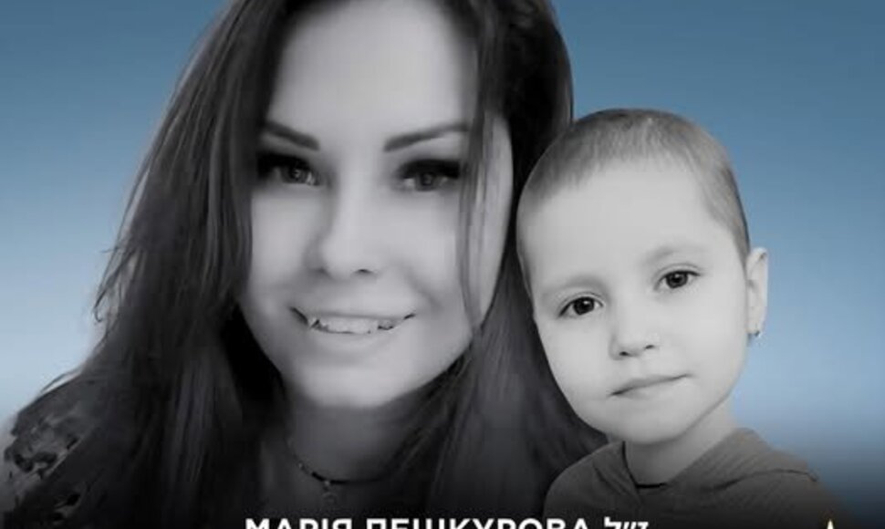 Anastasija Burik ir jos mama Marija Peškureva