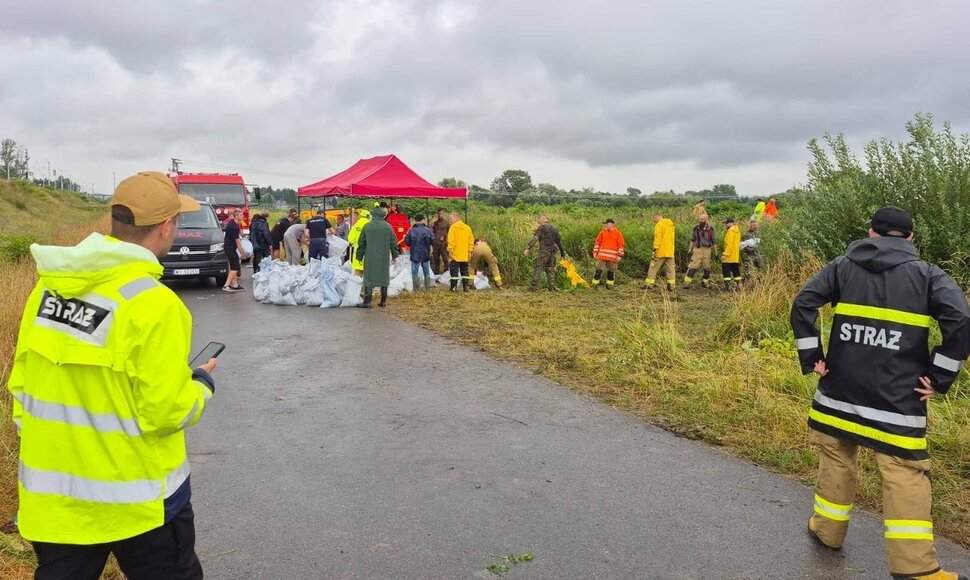 Audros padariniai Lenkijoje