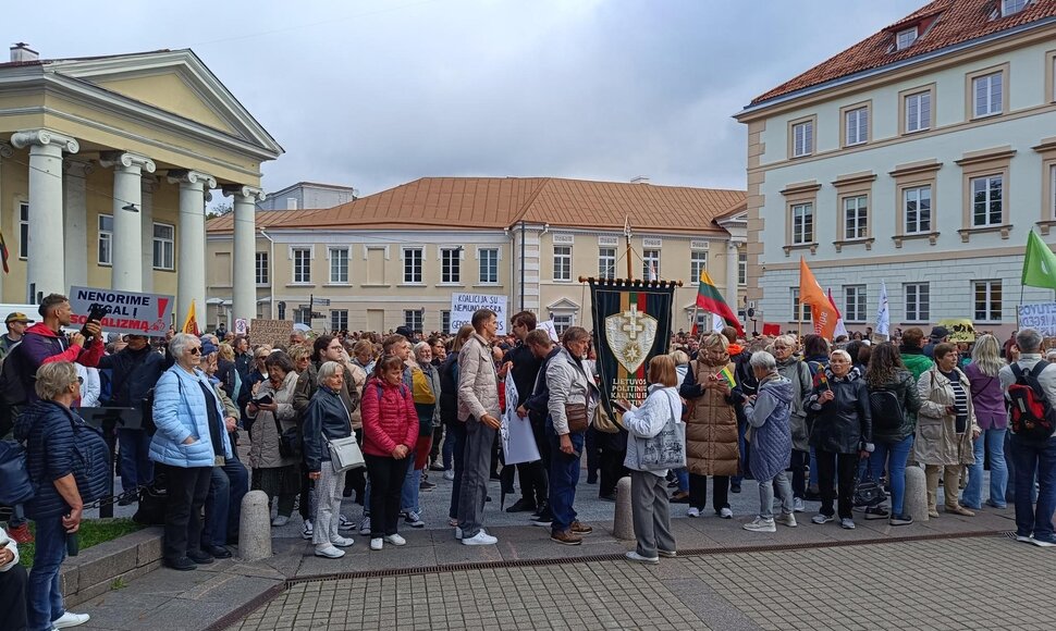 Protestas prieš valdančiąją koaliciją