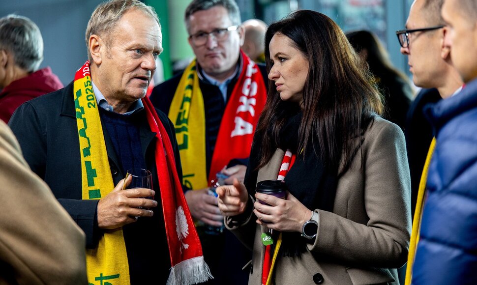Inga Ruginienė ir Donaldas Tuskas