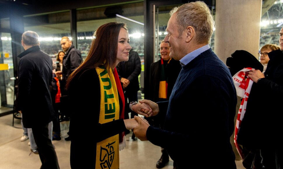Inga Ruginienė ir Donaldas Tuskas