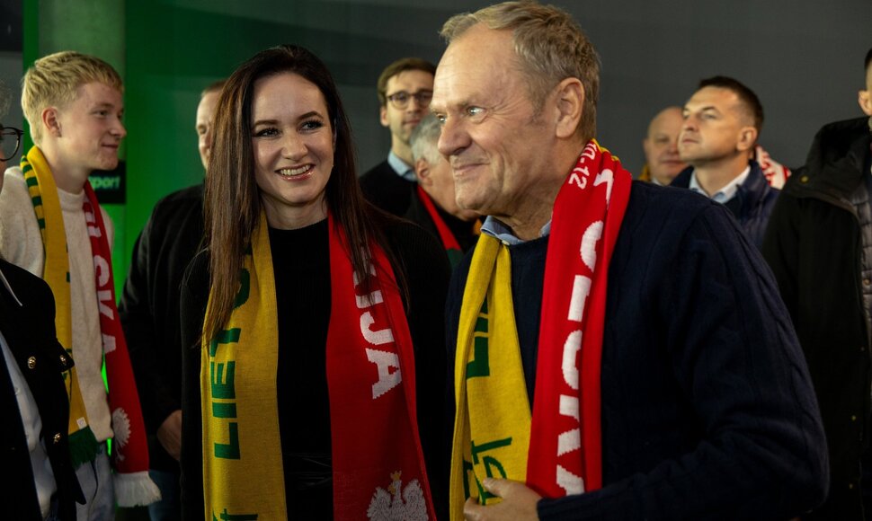 Inga Ruginienė ir Donaldas Tuskas