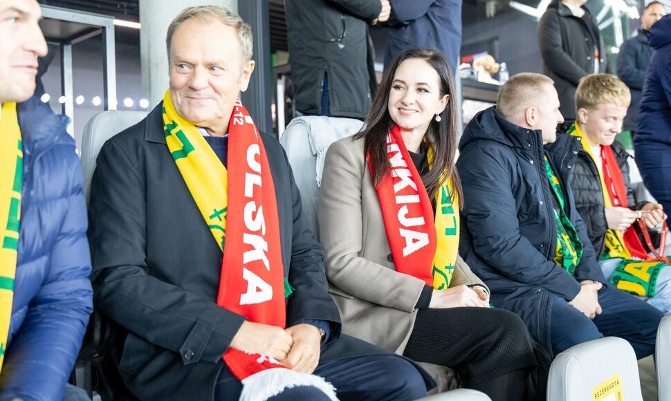 Inga Ruginienė ir Donaldas Tuskas