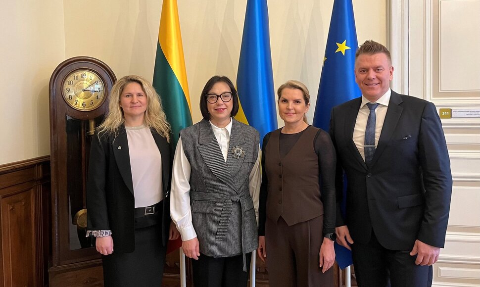 I&scaron; kairės: Renata Kurmin, Rima Popovienė, Anna Kuznecovienė ir Aleksandras Brokas