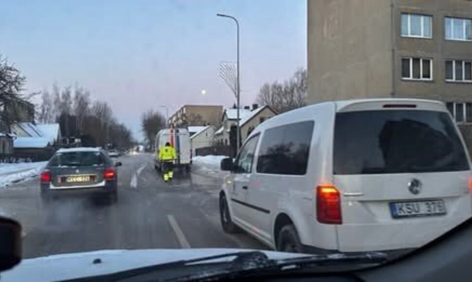Jurbarko gatves užliejo vanduo