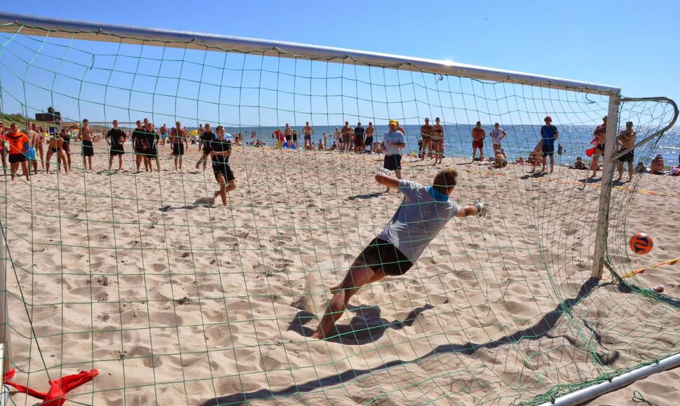 Paplūdimio futbolo turnyras Klaipėdoje 