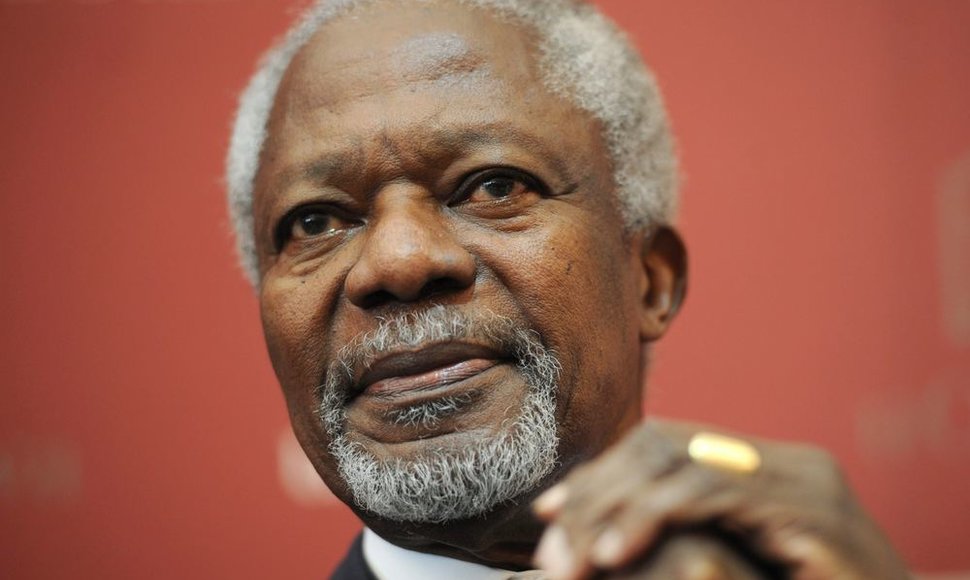 Specialusis pasiuntinys sprendžiant Sirijos krizę Kofi Annanas 