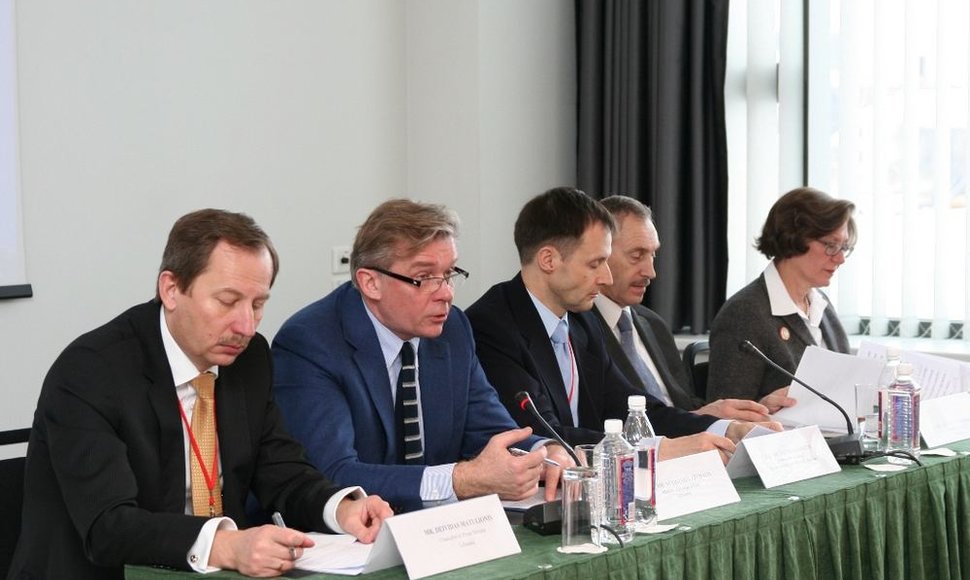 Lietuvos užsienio reikalų ministras Audronius Ažubalis Vilniuje vykstančioje tarptautinėje konferencijoje „Shale Gas and Oil as Potential Game Changers in the Energy Market in the Baltic States and Poland“