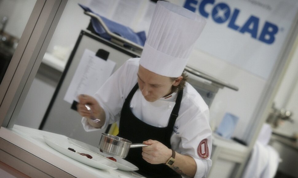 Deivydas Praspaliauskas Hans Bueschkens Young Chef Challenge varžybose