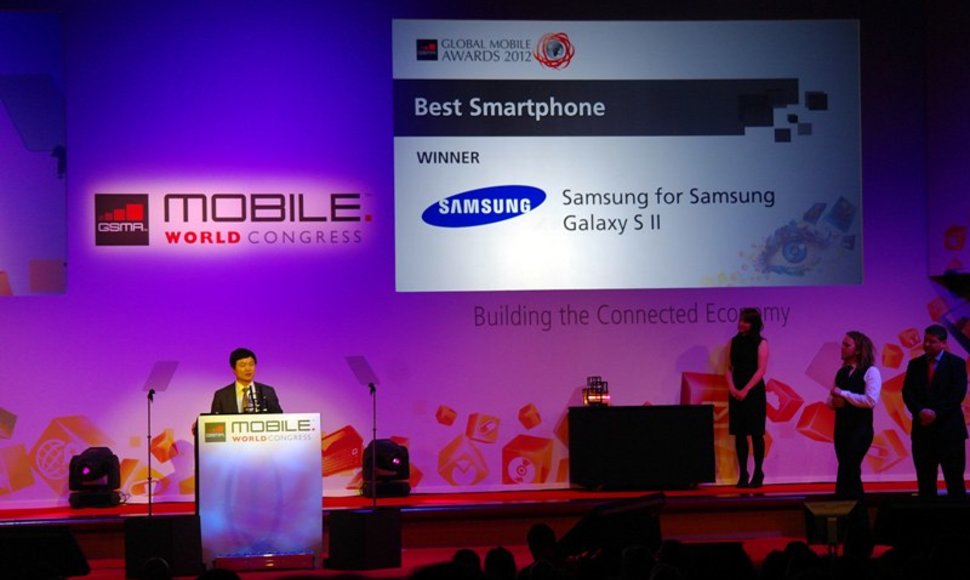 Akimirka iš Barselonoje vykstančio Pasaulio mobiliųjų technologijų kongreso 