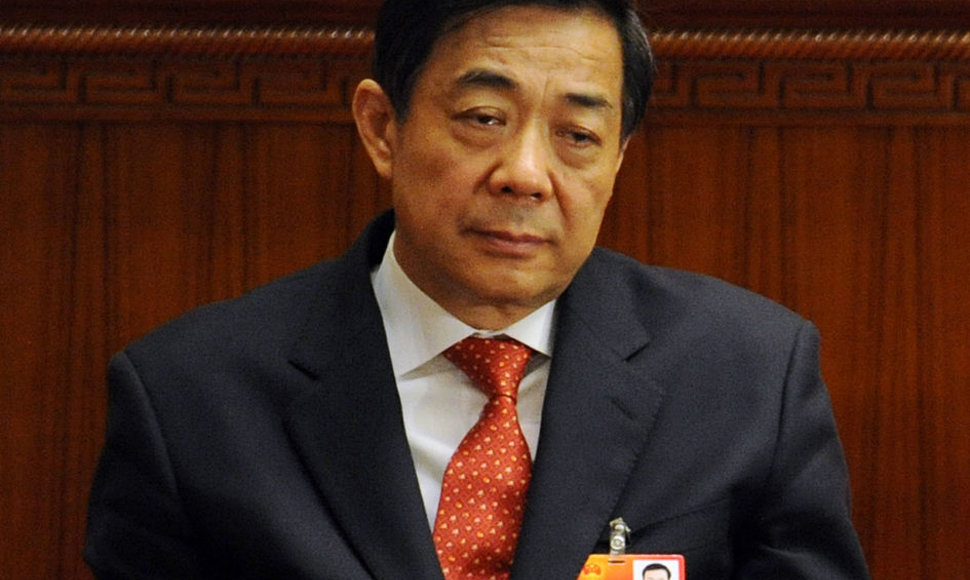 buvęs Komunistų partijos lyderis Bo Xilai 