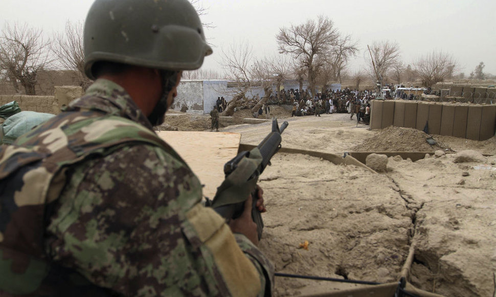 Karinė bazė Pandžvajaus rajone pietinėje Kandaharo provincijoje 