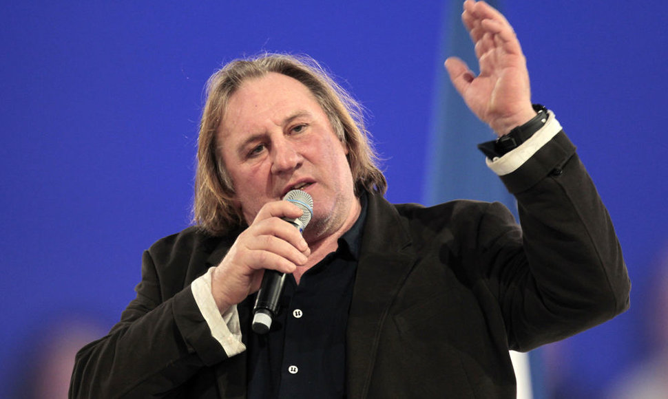 Prancūzų aktorius Gerard'as Depardieu
