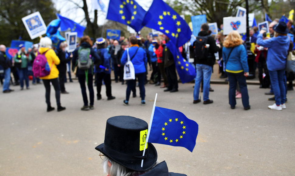 Londone – masinė demonstracija prieš „Brexit“