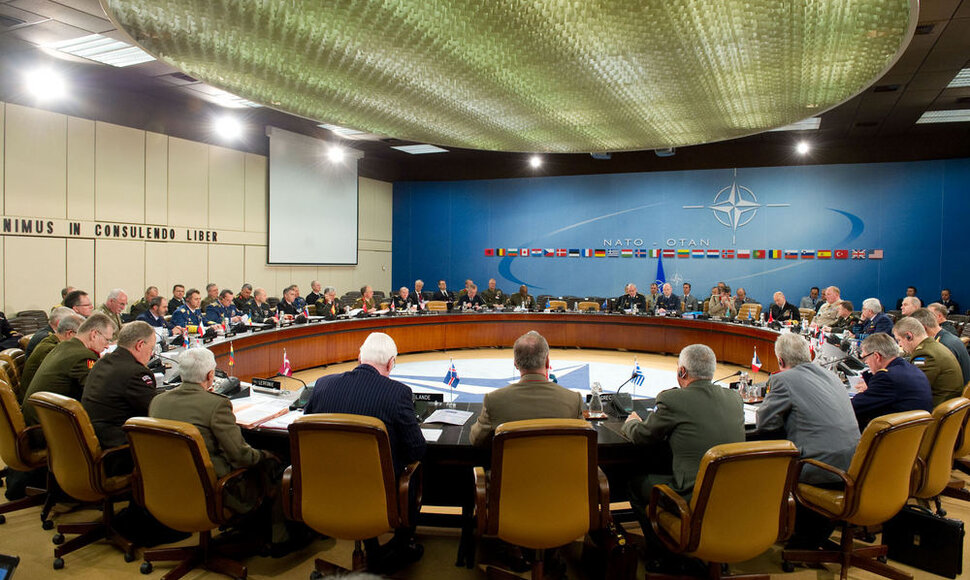 NATO karinio komiteto susitikimas Briuselyje balandžio 25 d.