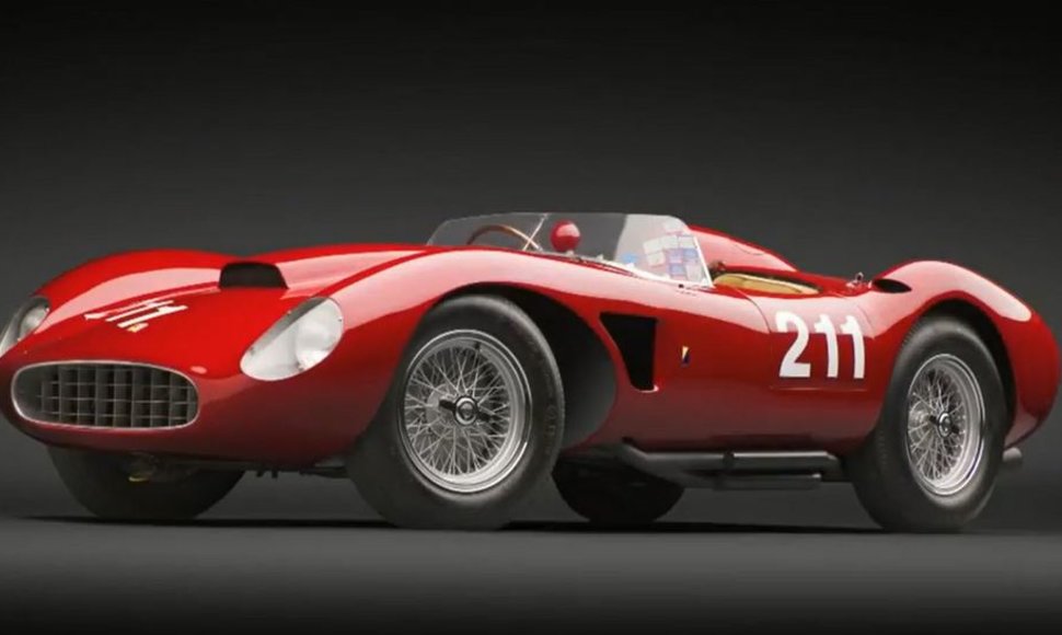 Už daugiau kaip 17 mln. litų aukcione parduotas „Ferrari 625 TRC Spider“ automobilis