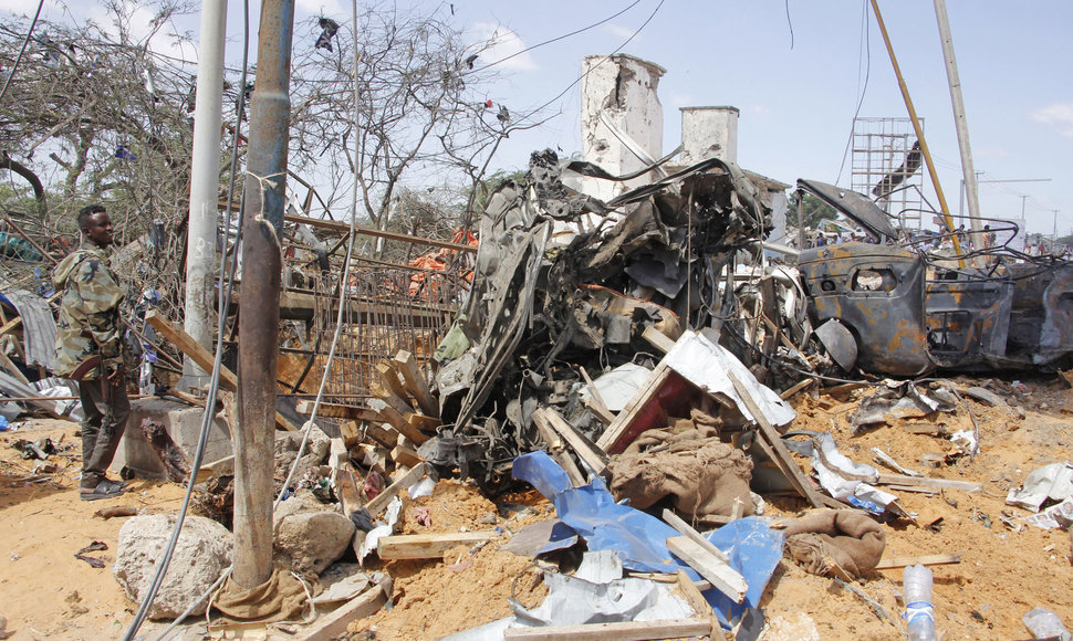 Somalio sostinėje sprogo užminuotas sunkvežimis